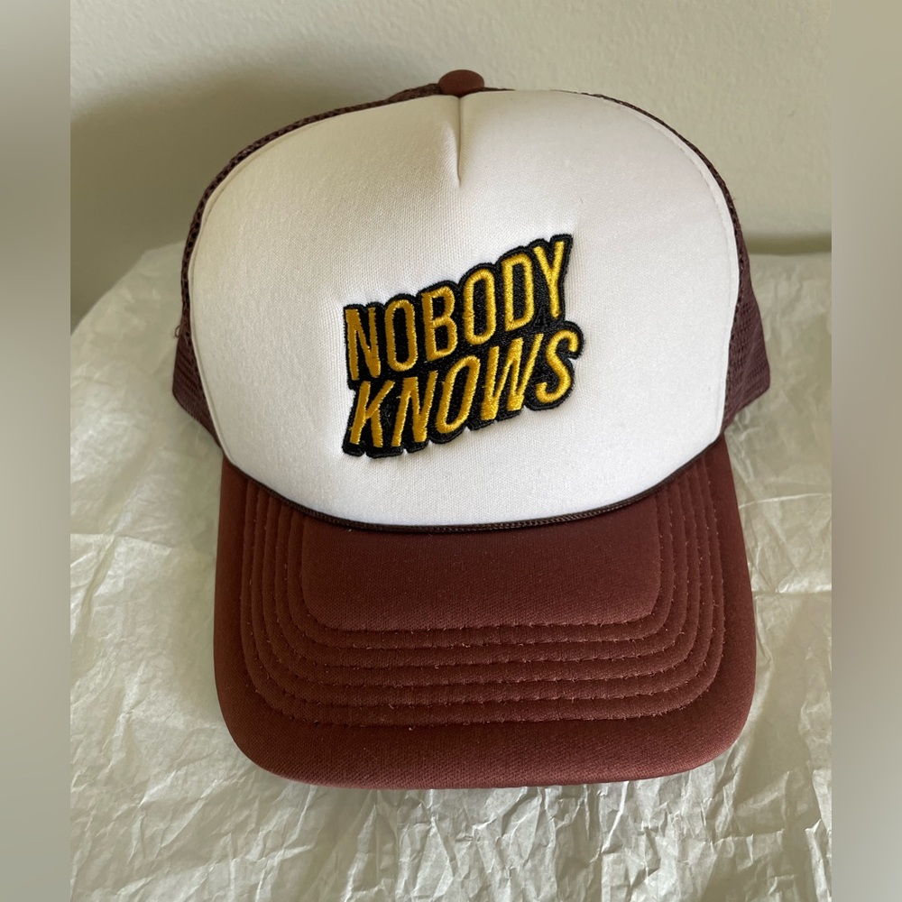 Chillmeister Brown and White Trucker Hat